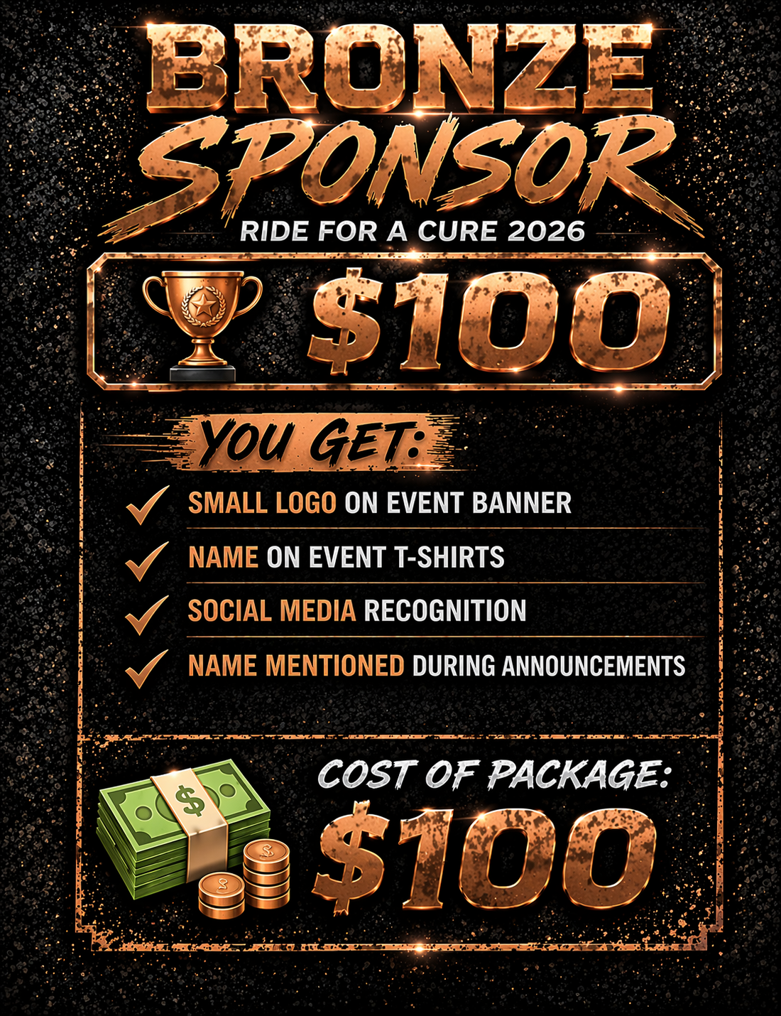 Bronze Sponsorship - Ride for a Cure 2026