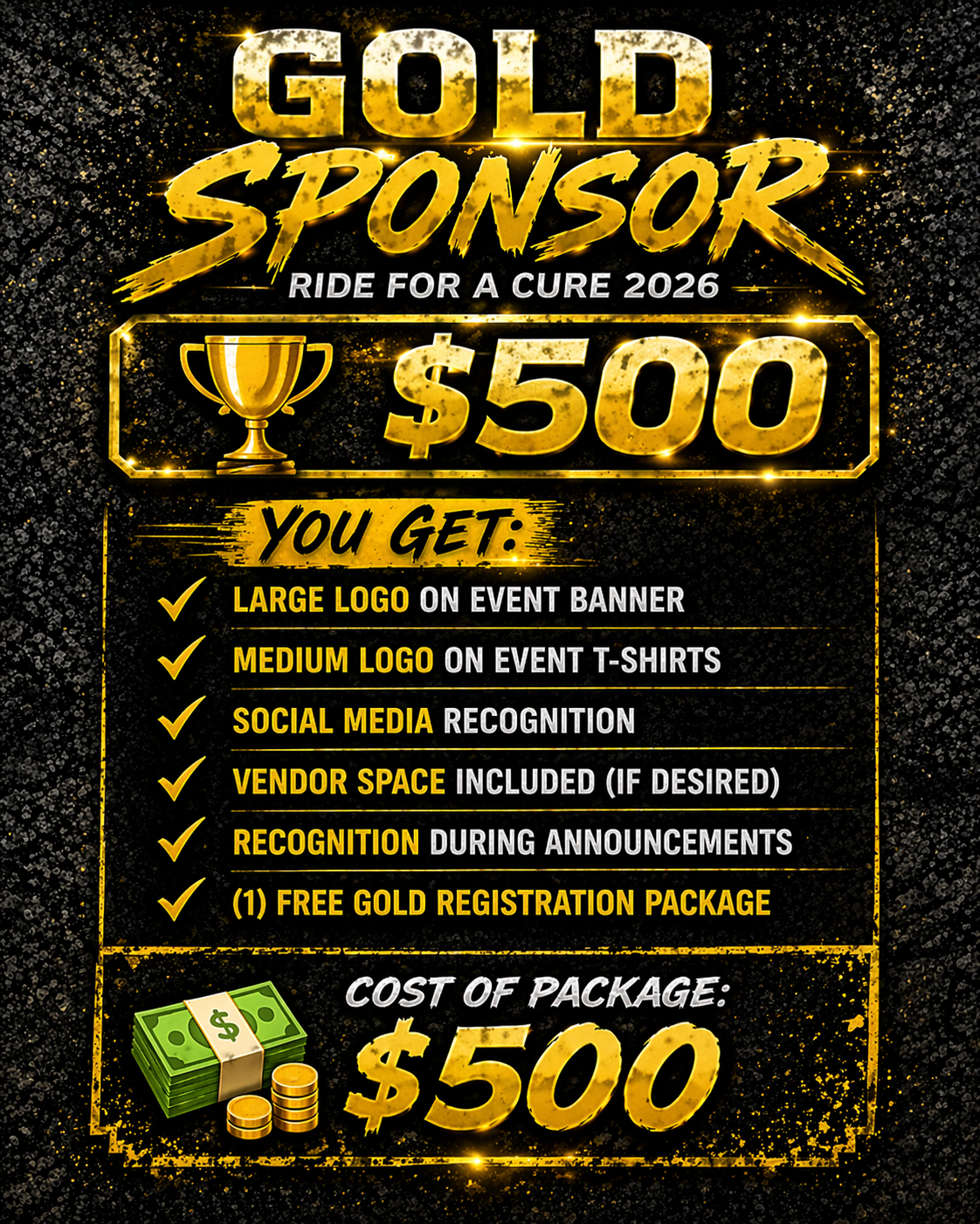 Gold Sponsorship - Ride for a Cure 2026