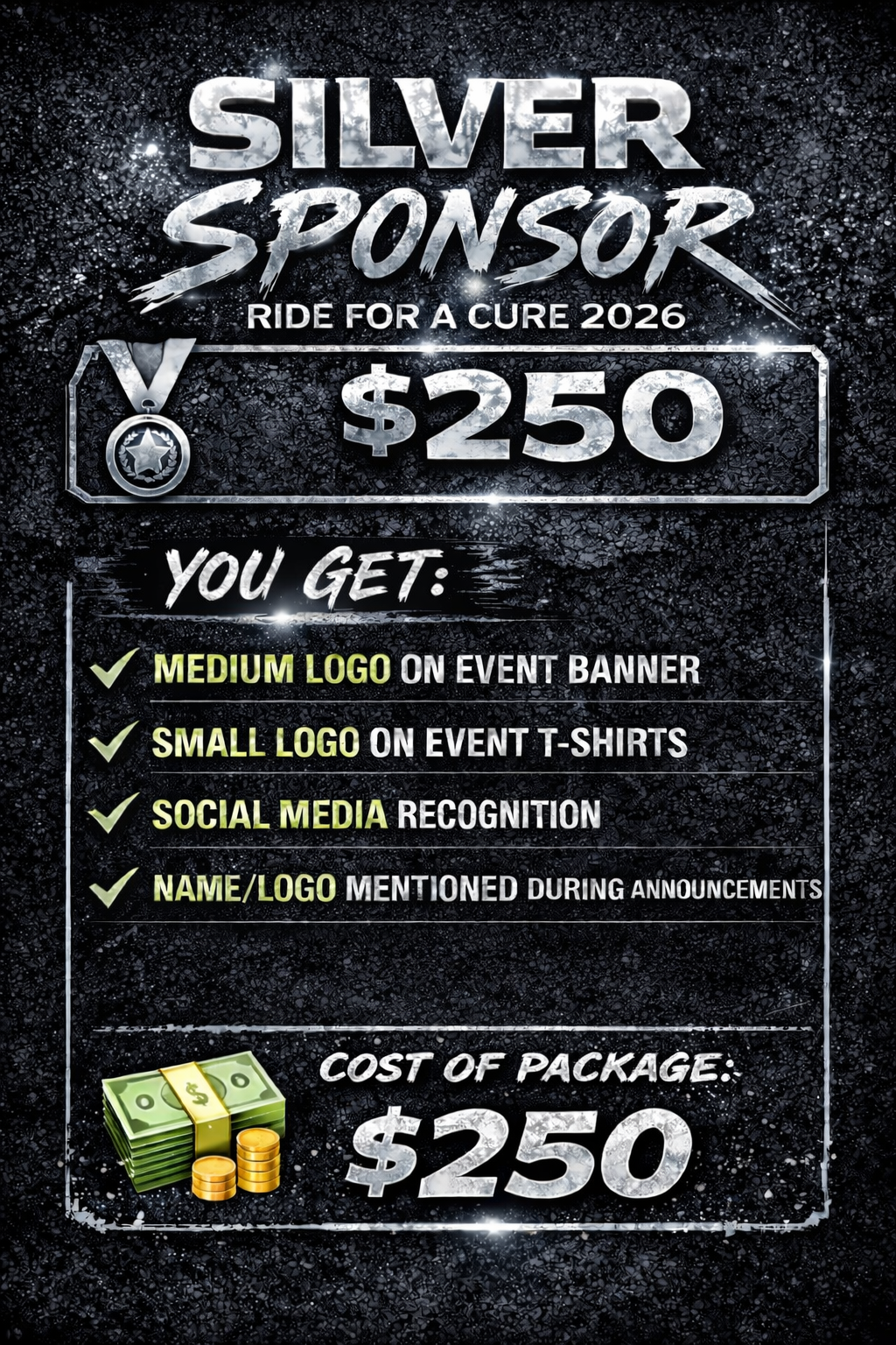 Silver Sponsorship - Ride for a Cure 2026