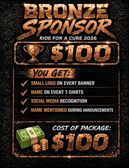 Bronze Sponsorship - Ride for a Cure 2026