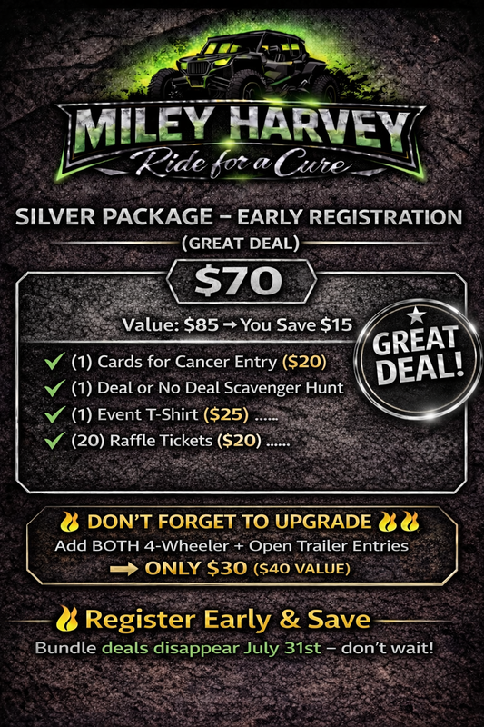 Silver Registration Package - Ride for a Cure 2026 *LIMITED TIME*